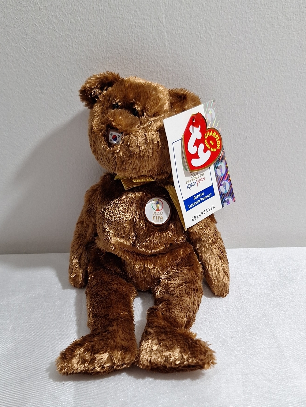 KOREA REPUBLIC 2002 FIFA WORLD CUP TY BEAR